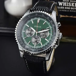 Top Hot Sale Brand Watches For Mens Multifunctional Endurance Automatic Date Wristwatch Business Quartz Chronograph AAA+ Clocks