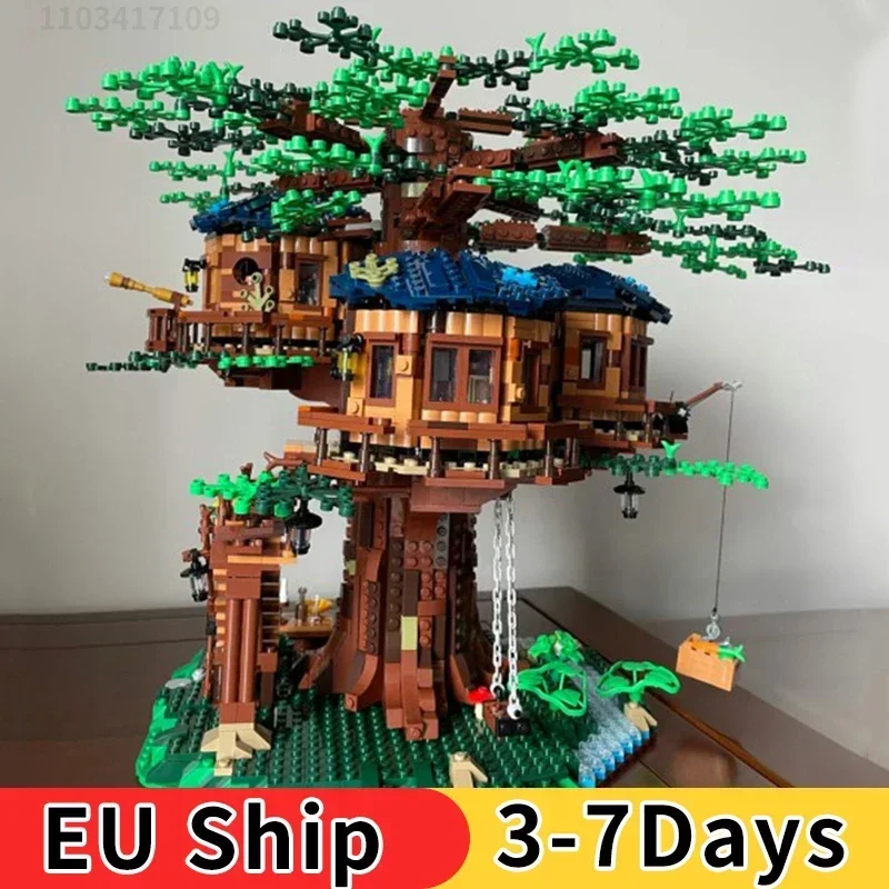 Tree House The Biggest Building Blocks Compatible Bricks DIY Toys Birthday Christmas Gift 6007 Bricks Toy