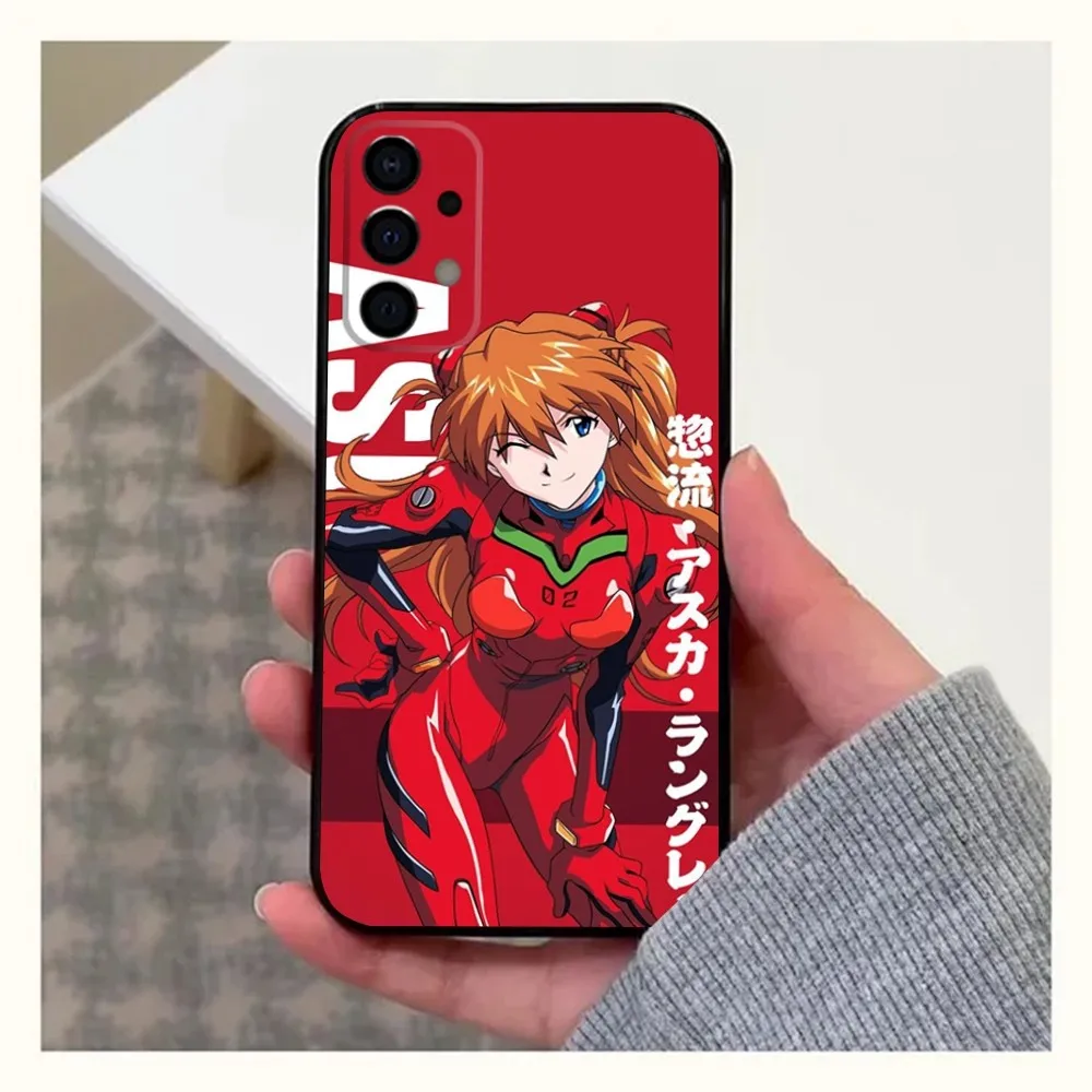 Anime A-Asuka Langley Soryu Phone Case For Samsung Galaxy A13,A21s,A22,A31,A32,A52,A53,A71,A80,A91 Soft Black Cover