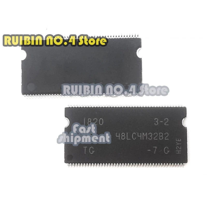 10pcs/lot MT48LC4M32B2TG-7:G flash memory chips