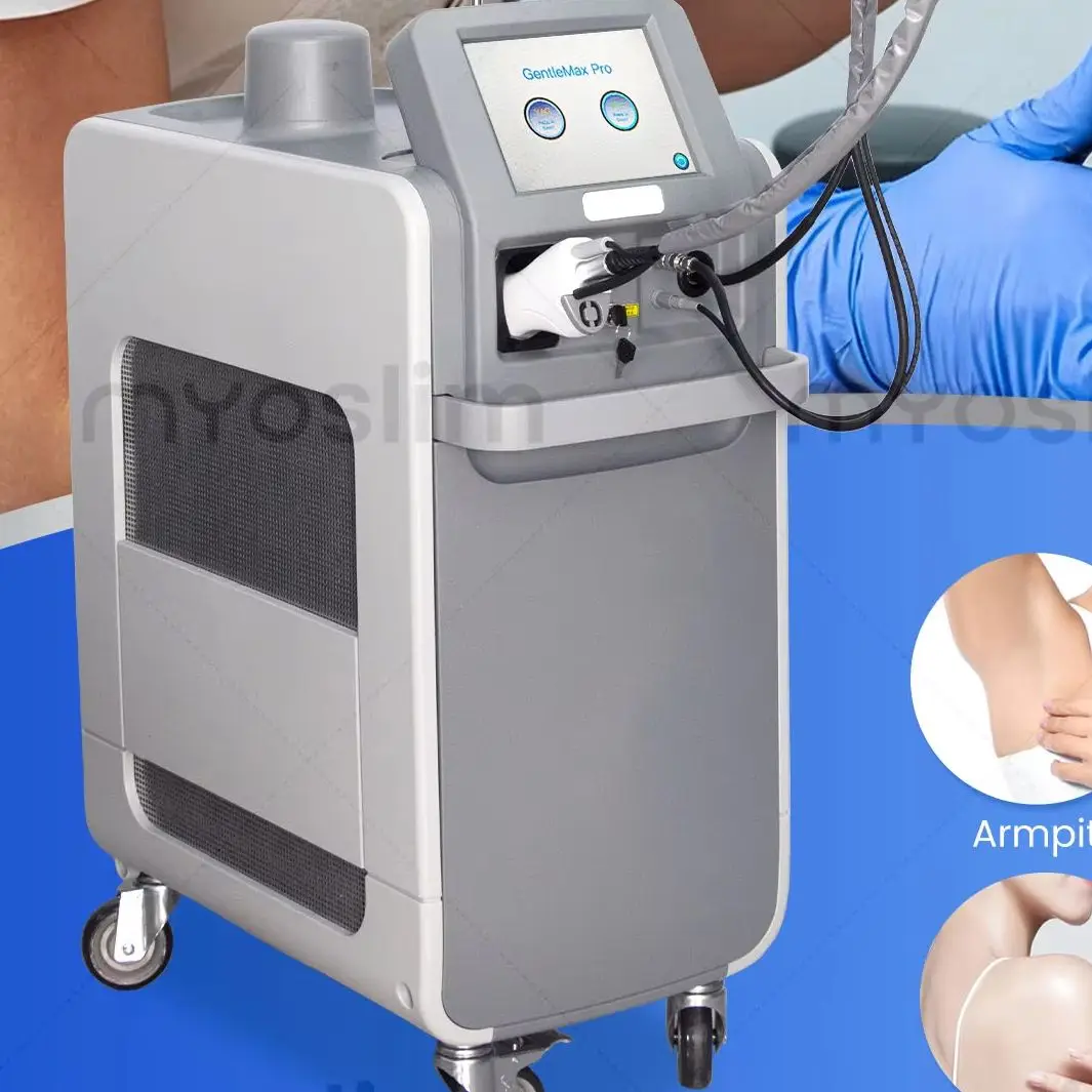 Professional 8000W Diode Laser Hair Removal Machine Ice Titanium Painless  755nm High Power Beauty Device for Salon
