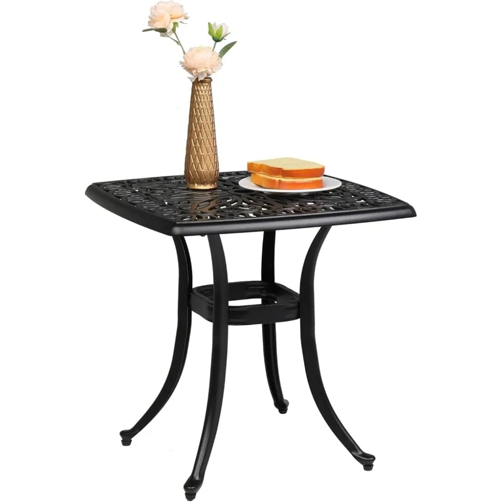 

All Weather Round Patio Coffee Table Porch Table Outdoor Bistro Table Outdoor