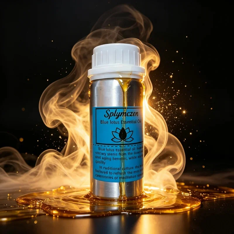 【100% Natural】 Blue Lotus Essential Oil for Aromatherapy, Diffuser, Meditation, Relaxation, Sleep Aid, Home Fragrance Oil