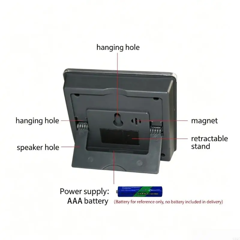 G92C Strong Aluminum Face Timer with Three Mounting Option ABS for Any Location