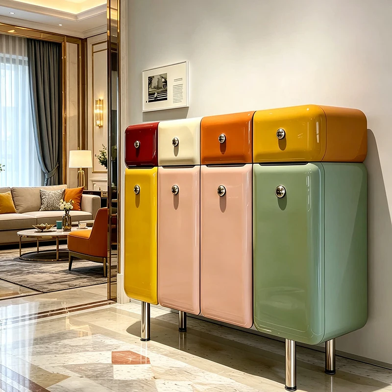 Reinforced Beauty Living Room Cabinet Barber Grade Modern Storage Cabinet Thickened Wide Armario Sala Storage Cabinet Furniture