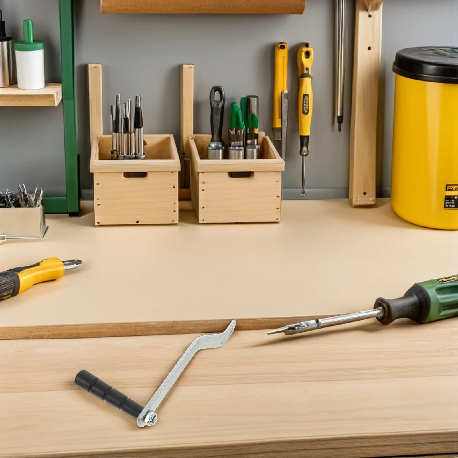 

1pcs Hand Crank Handle Trailer Jack Durable Replacement For Manual Winch 500-1200Lb Anti-Slip Ergonomic Grip For Boat Trailer