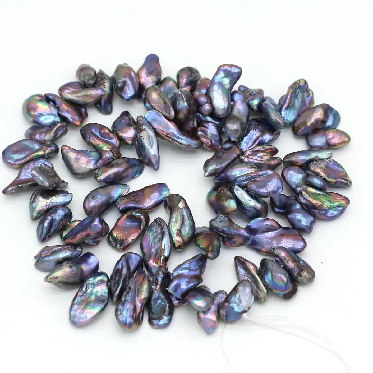 

Natural Freshwater Pearl Black Pearl Beaded Abnormity Shape Loose Beads for Jewelry Making DIY Necklace Bracelet Accessories