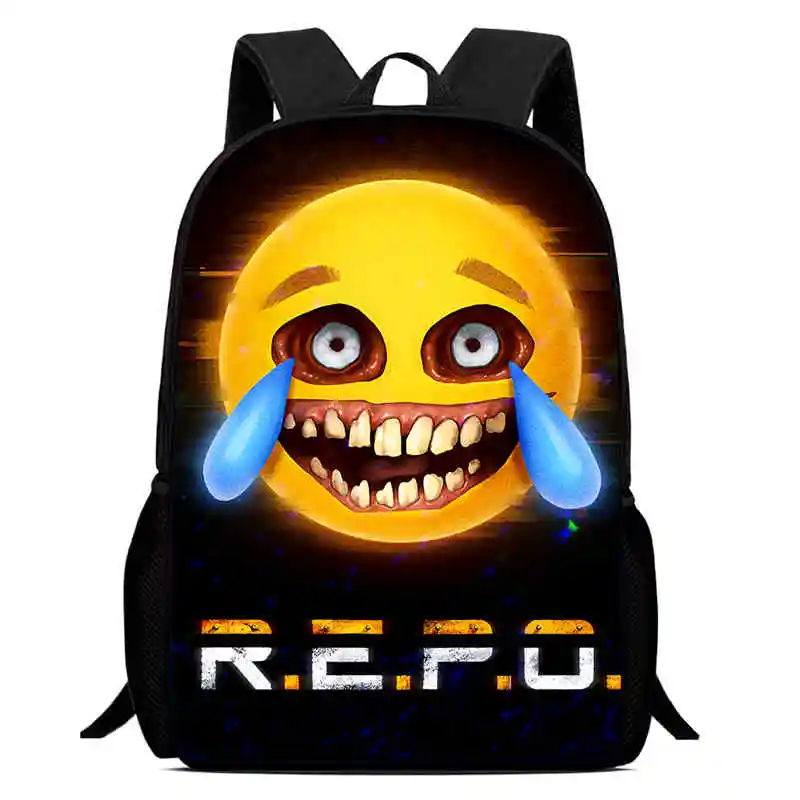 

Kids Cartoon REPO Backpacks Boys and Girls Student Birthday Gift Child School Bags Large Capacity Camping Durable Rucksack