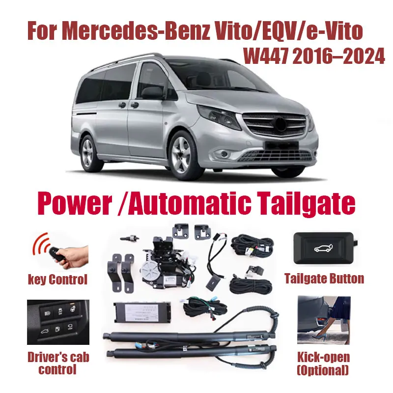 For Mercedes-Benz Vito/EQV W447 Car Electric Tailgate Modified Auto Intelligent Power Operated Trunk Automatic Lifting Door