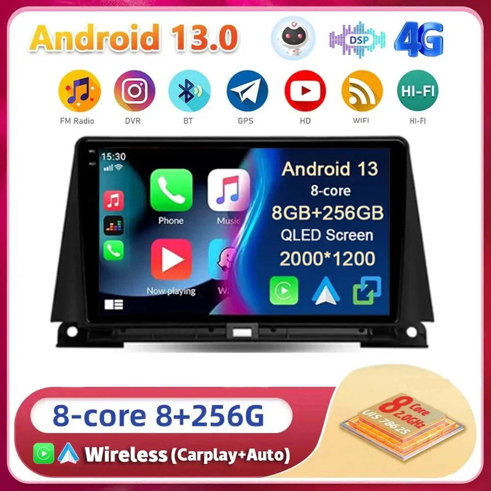 

Android 13 Carplay Auto 4G+WIFI Car Radio For Lexus NX200 Z10 NX 200 2014-2020 Multimedia Video Player GPS 2din Head Unit Stereo