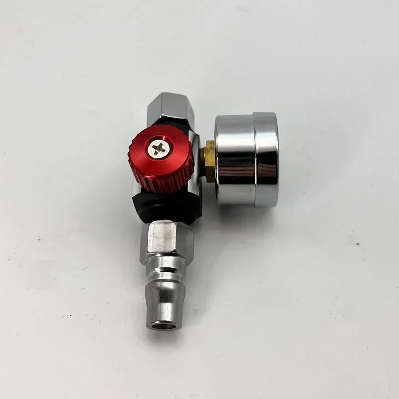 Imagem -04 - Paint Spray Gun Regulador Ajuste de Pressão de ar Hvlp Medidor de Pressão de Cauda Suntool