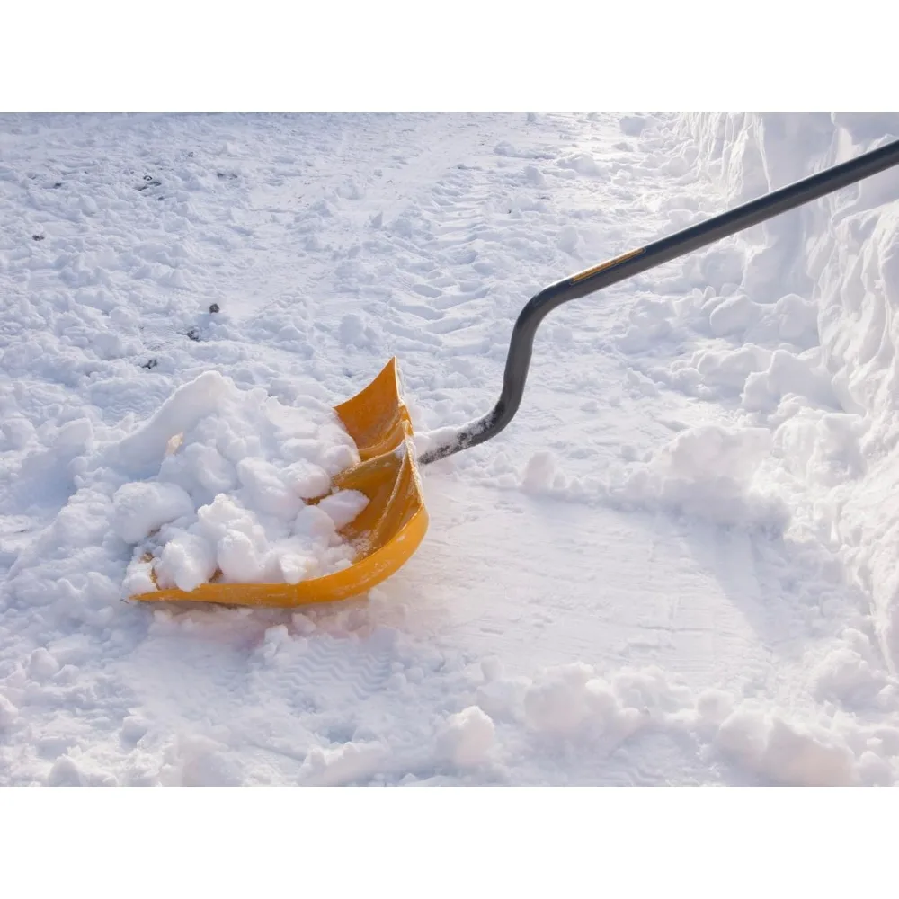 مجرفة ثلج مريحة مقاس 18 بوصة مع قبضة مريحة لسهولة إزالة الثلوج في الشتاء