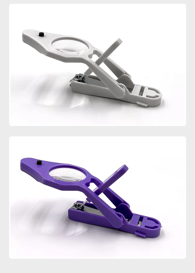Magnifying glass with LED light nail clippers elderly children magnifying glass nail clippers gift