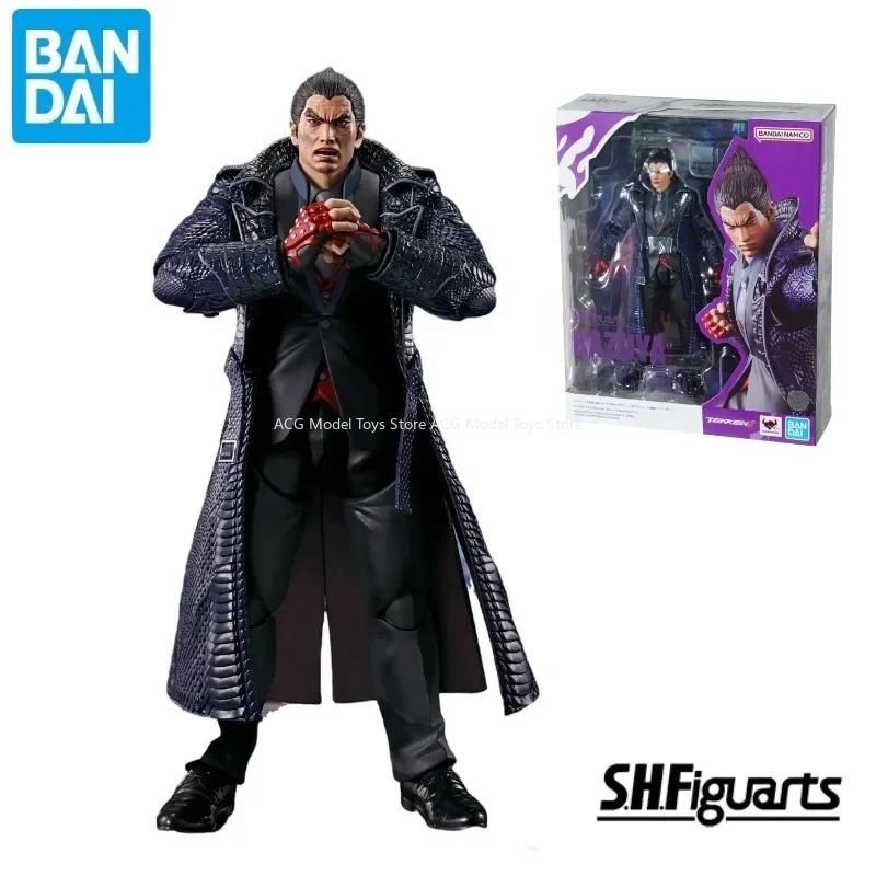 

В наличии оригинальная фигурка Bandai S.H.Figuarts SHF Tekken 8, Kazuya Mishima, коллекция игрушек, модель в подарок