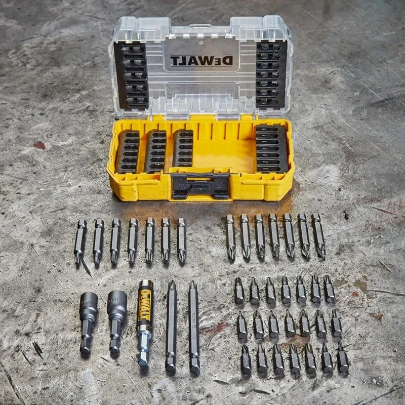 DEWALT DT70702-QZ 40PCS Compact Drill Bit Sets 25-50MM Socket Magnetic Extension Rod Wood/Metal Beginner Tool Attachments