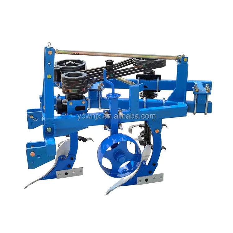 Farm Machinery Ploughing Machine Deep Ploughing Machine Rotary Tiller with Plough