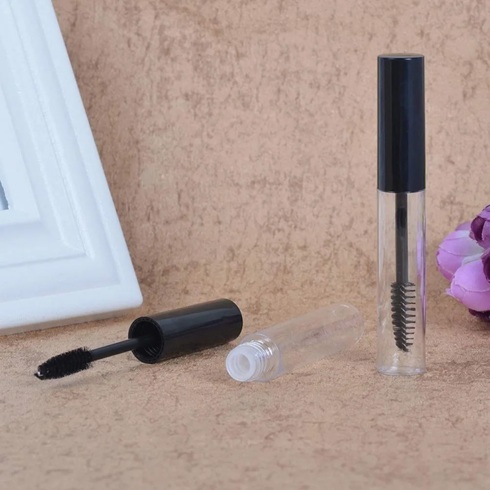 50 Stück 5/10ML Tragbare Leere DIY-Mascara-Tuben mit Wimpernbürstchen, Behälter mit Trichtern und Transferpipetten für Reisen, Großhandel – Detail 5
