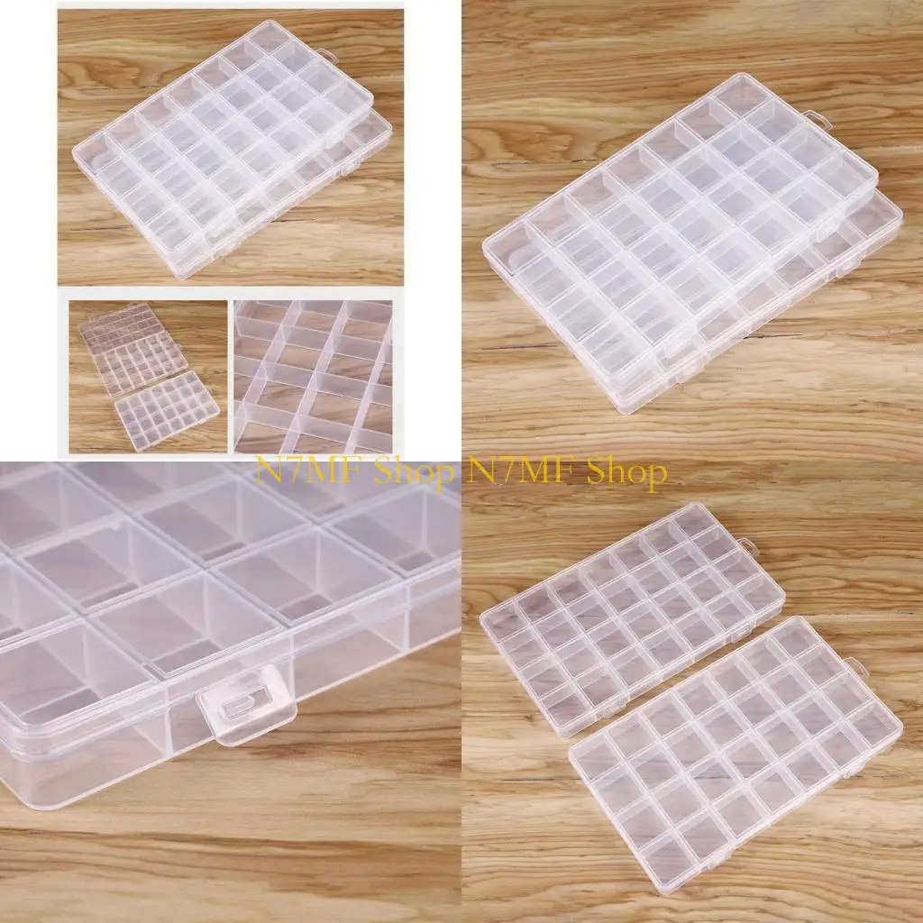 

N7MF 28 Grids Plastic Jewelry Bead Storage for Case-Box Container for Pills