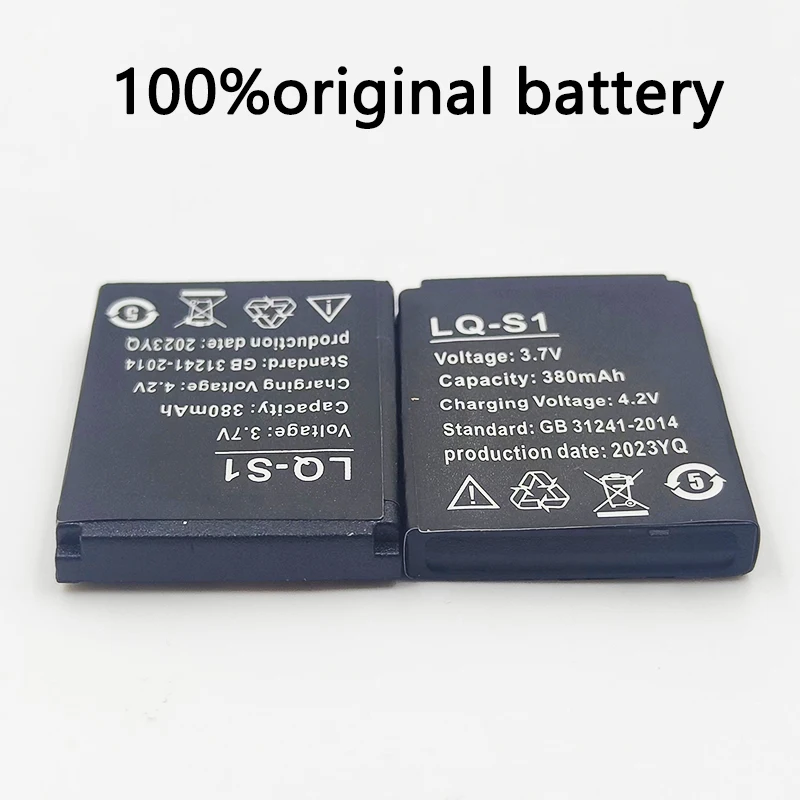 LQ-S1 3.7V 380mAh Smart Watch Battery DZ09 Battery For DJ-09 V8 X6 AB-S1 SCX-M9 FYM-M9 GJD HKS-S1 LQS1