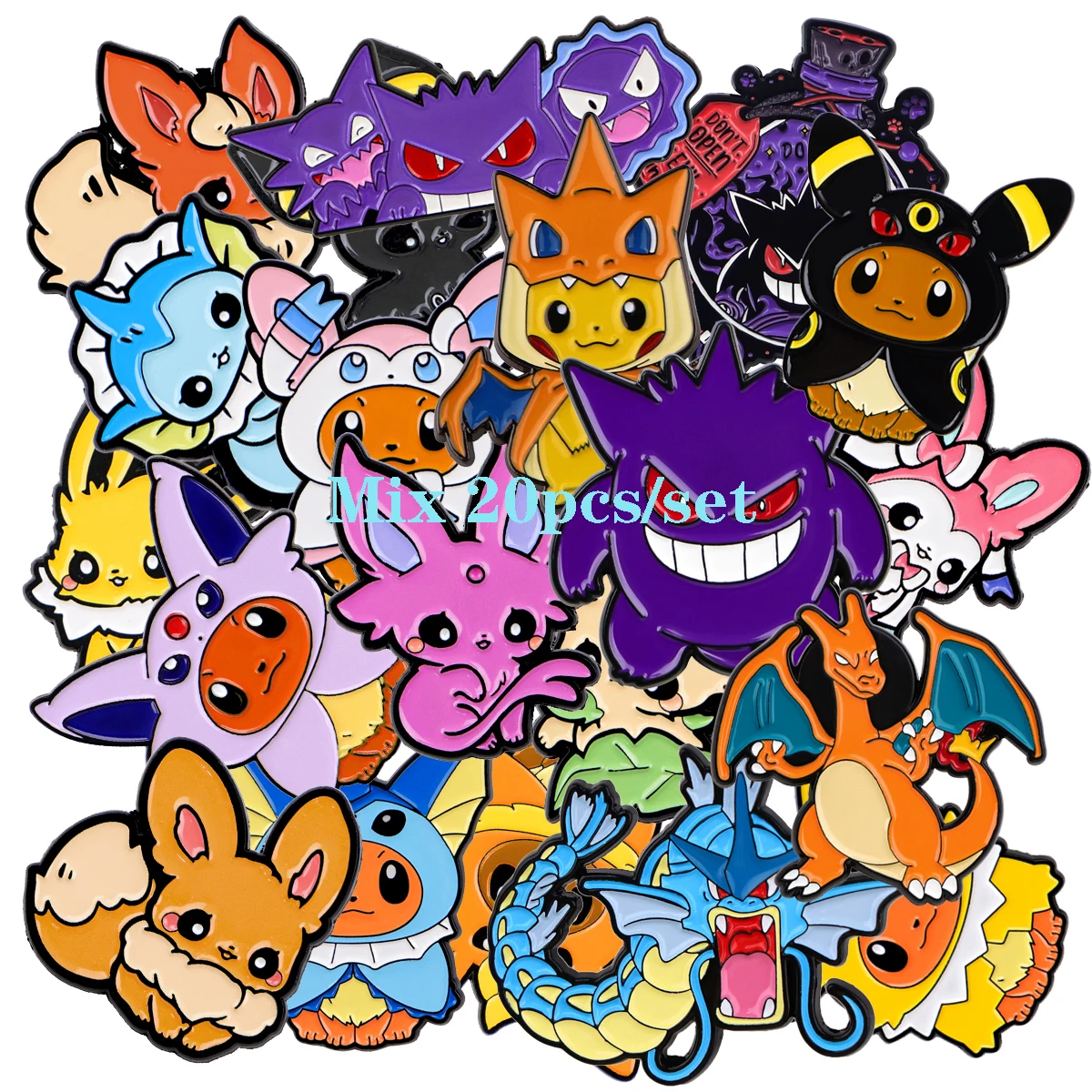 

Mix 20pcs/set Cute Eleves Series Enamel Pin Magic Brooches For Lapel Pins Badge on Backpack Accessories Fashion Jewelry Gifts