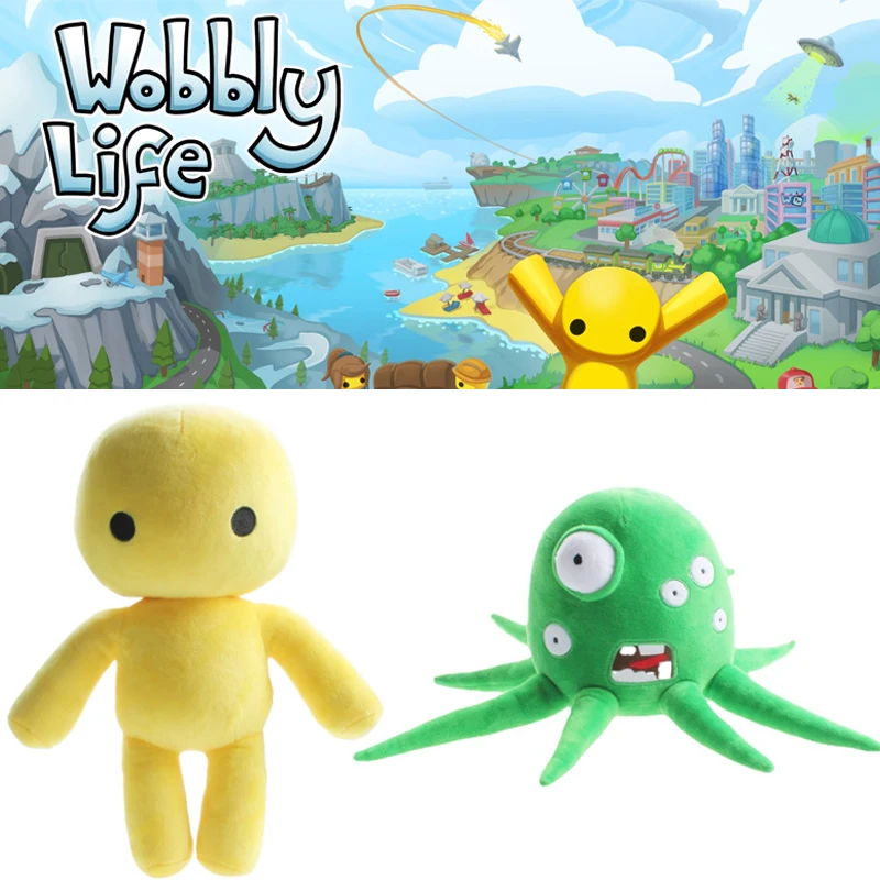 

Game Wobbly Life Plush Toy Adventure Game Octapus Monsters Horror Doll Plush Pillow Soft Stuffed Animals Kids Toys Birthday Gift