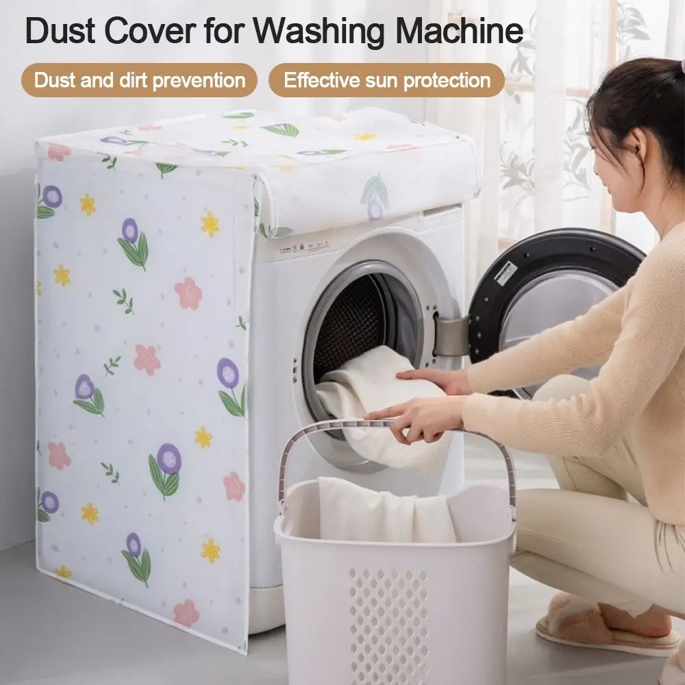 

New PEVA Print Washing Machine Cover Universal Front Load Waterproof Cover Washer Covers