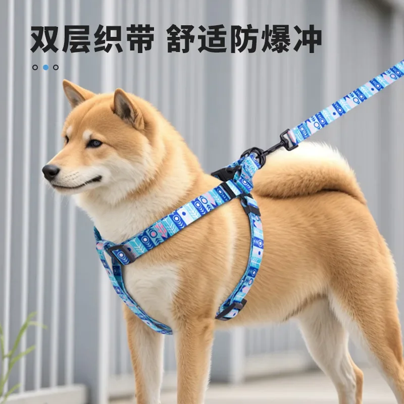 Cross-border dog leash does not restrain the hand P rope vest type special adjustable dog chain for going out pet supplies whole