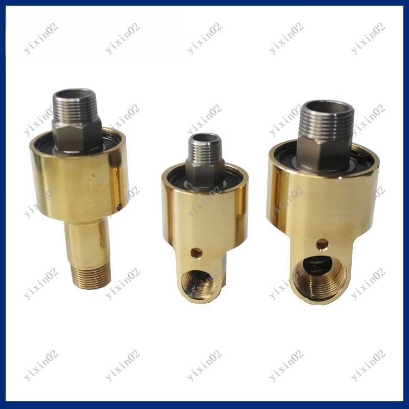 

Thick Copper Shell Rotary Joint HD/HS Type 1/2 3/4 1 Inch Threaded for Water Air Oil