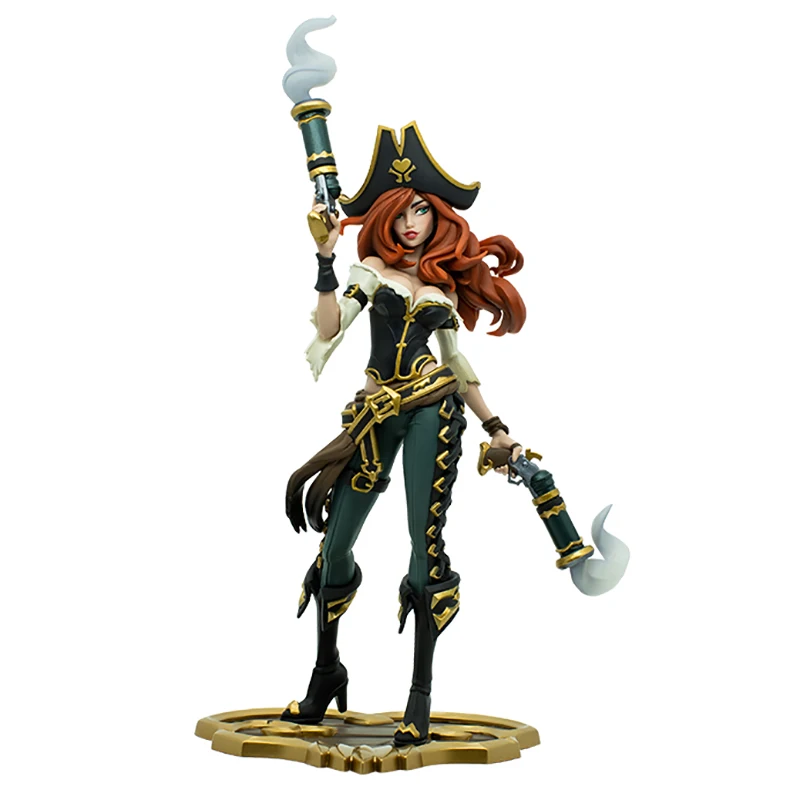 100% Original Miss Legend Fortune Bounty Hunter Anime Game Doll Collection PVC Model Doll 31 cm Desktop Jewelry Toy