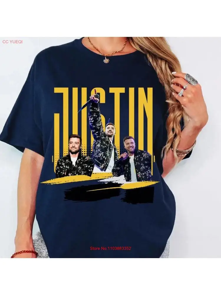 Justin Timberlake Tour du monde t-shirt JT Albums Concert Fan Merch oublier demain vintage lavé décontracté streetwear unisexe