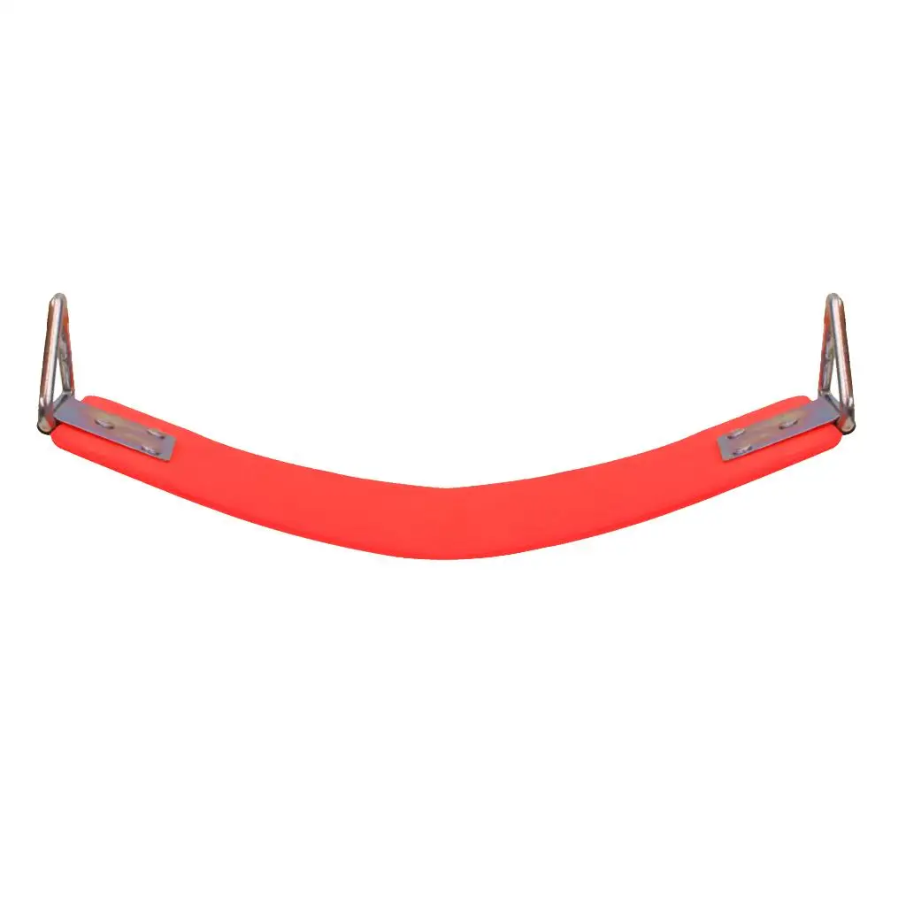 Swing Seat with Metal Triangle Playground Swingset Park Backyard , , 77.2 x 15 cm