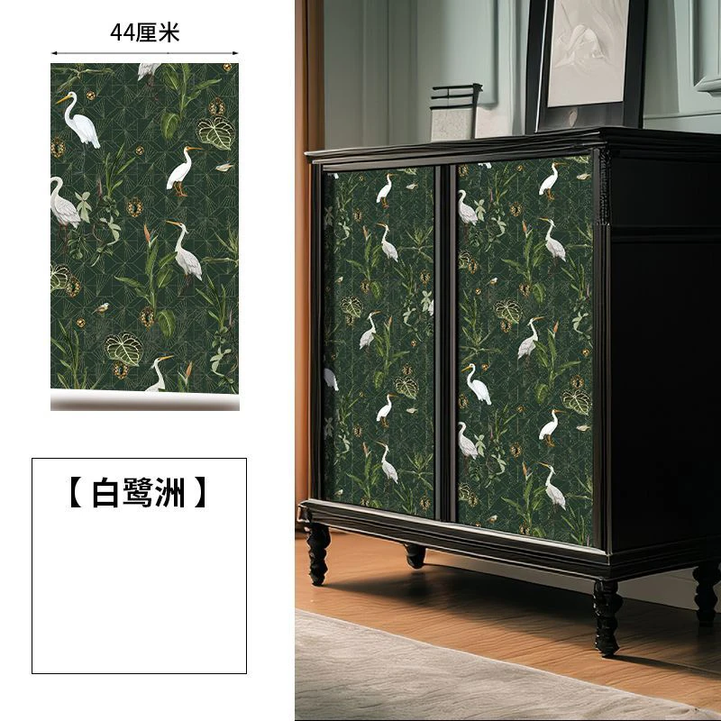 ملصقات حائط ذاتية اللصق على شكل طائر ريترو لتزيين الحائط على شكل حيوانات إيجريت قابلة للإزالة وقابلة للتقشير واللصق لخزانة غرفة النوم #5