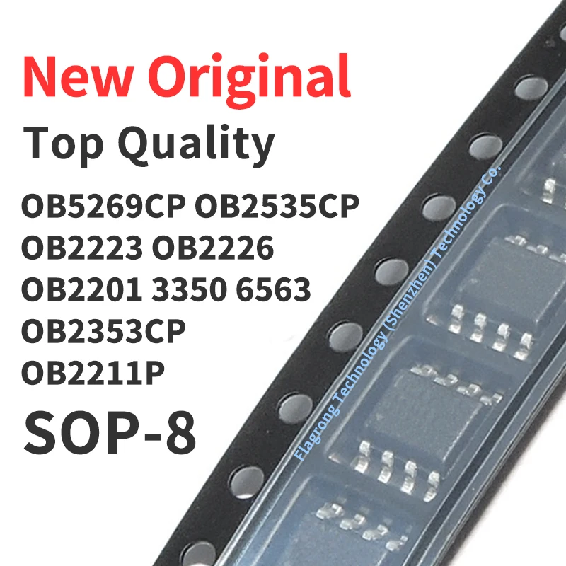 10 Pieces OB5269CP OB2535CP OB2223CP OB2226CP OB2201CP OB3350CP OB6563CP OB2353CP OB2211CP SOP-8 Chip IC New Original