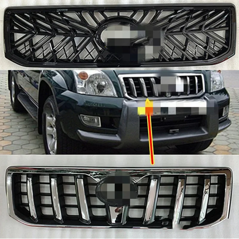 

Front Bumper Grill Grille for Toyota Land Cruiser Prado Lc120 2700 4000 2003-2009