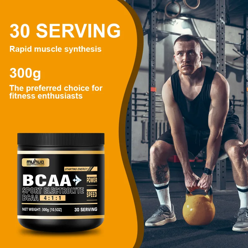 Professionelle Sofort BCAA 300 g – hochwertige Mischung, unterstützende Feuchtigkeitsversorgung, fördert die Muskelregeneration