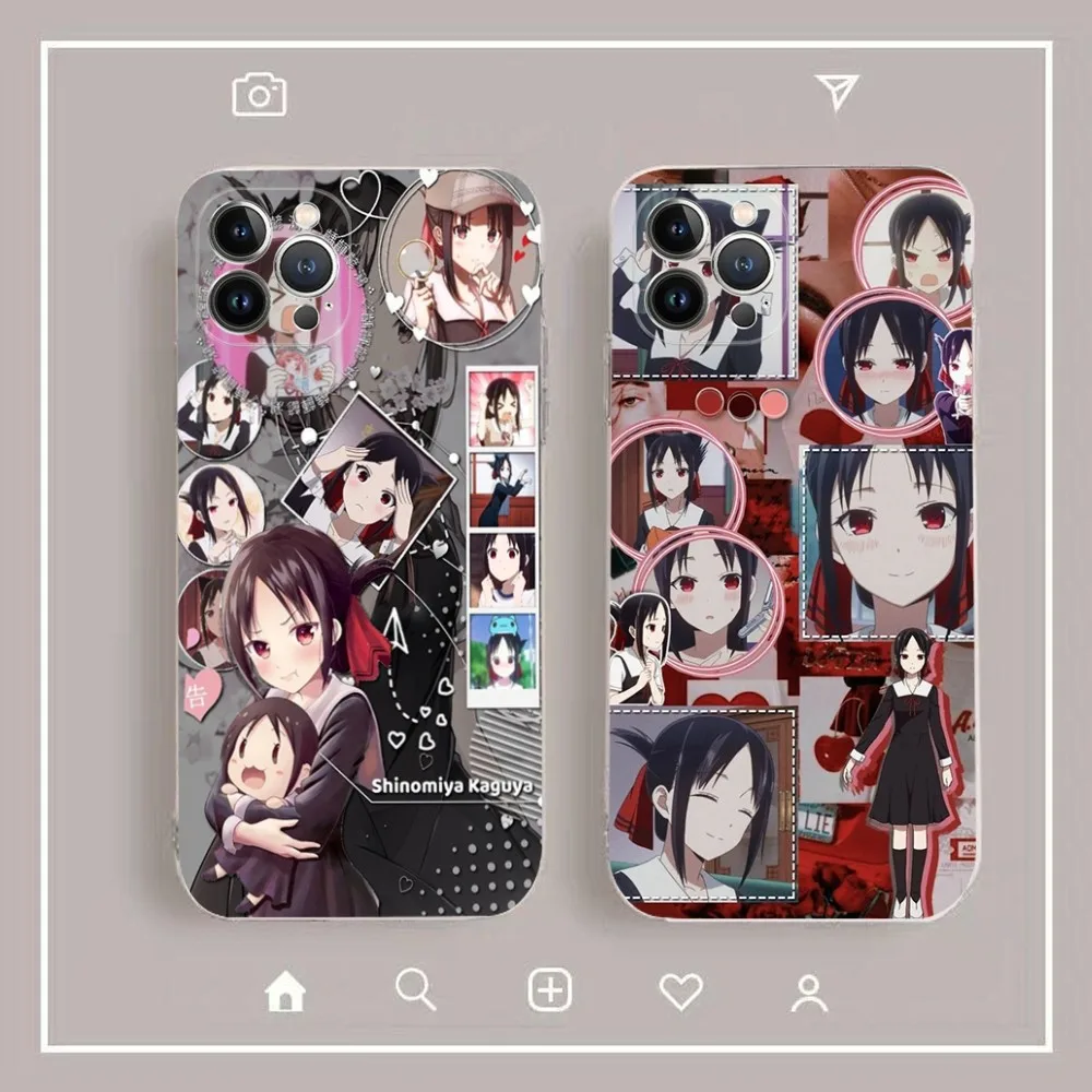 Kaguya Sama Love Is War Phone Case For iPhone 15 14 11 12 13 Mini Pro XS Max Cover 6 7 8 Plus X XR SE 2020 Funda Shell