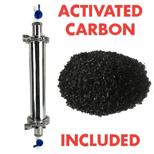 KegLand Activated Carbon Filter In-Line Gravity Kit Beer Home Brewing Accessory