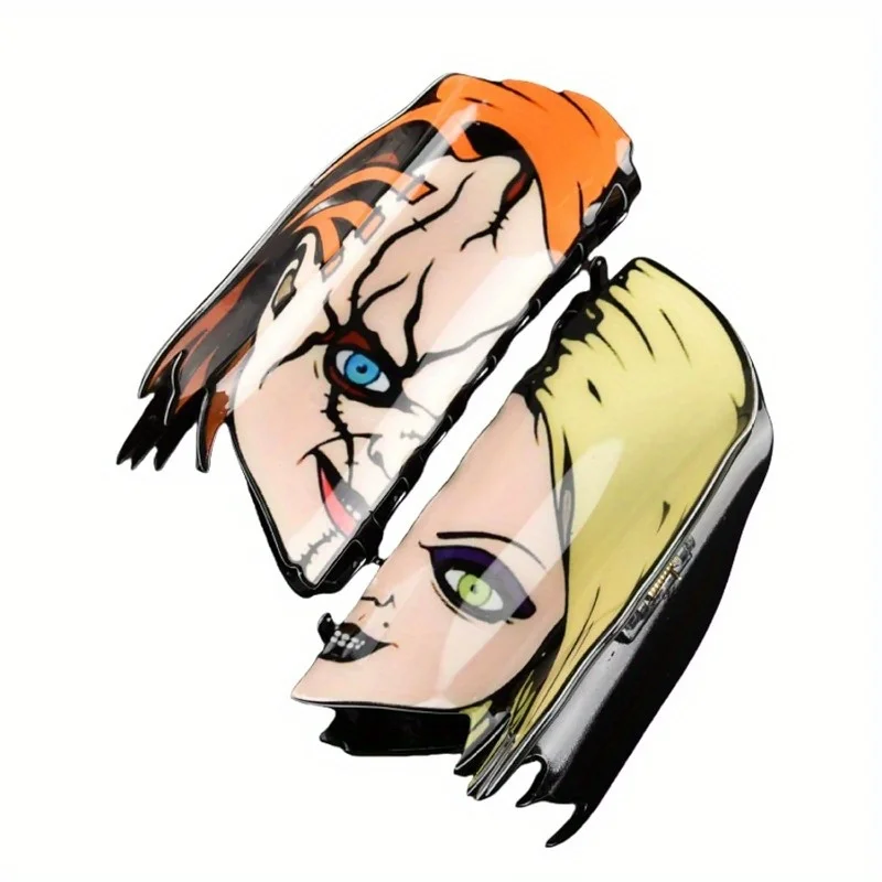 

Halloween Horror Gothic Hair Clips Unique Clips for Women and Durable Hair Accessories for Thick Hair (Double Sided)