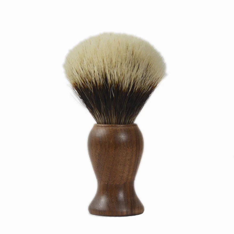 

Salon Speciality Cleaning Haircut Tool Two band And Best Badger Hair Shaving Brush Men's Daily Cleaning Beard Product