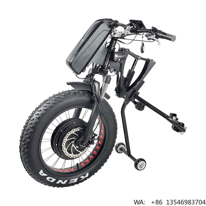 Foldable Electric Handbike Wheelchair 48V Lithium Battery Stainless Steel Portable Design 1200W Power Assist 35-50km/h Speed