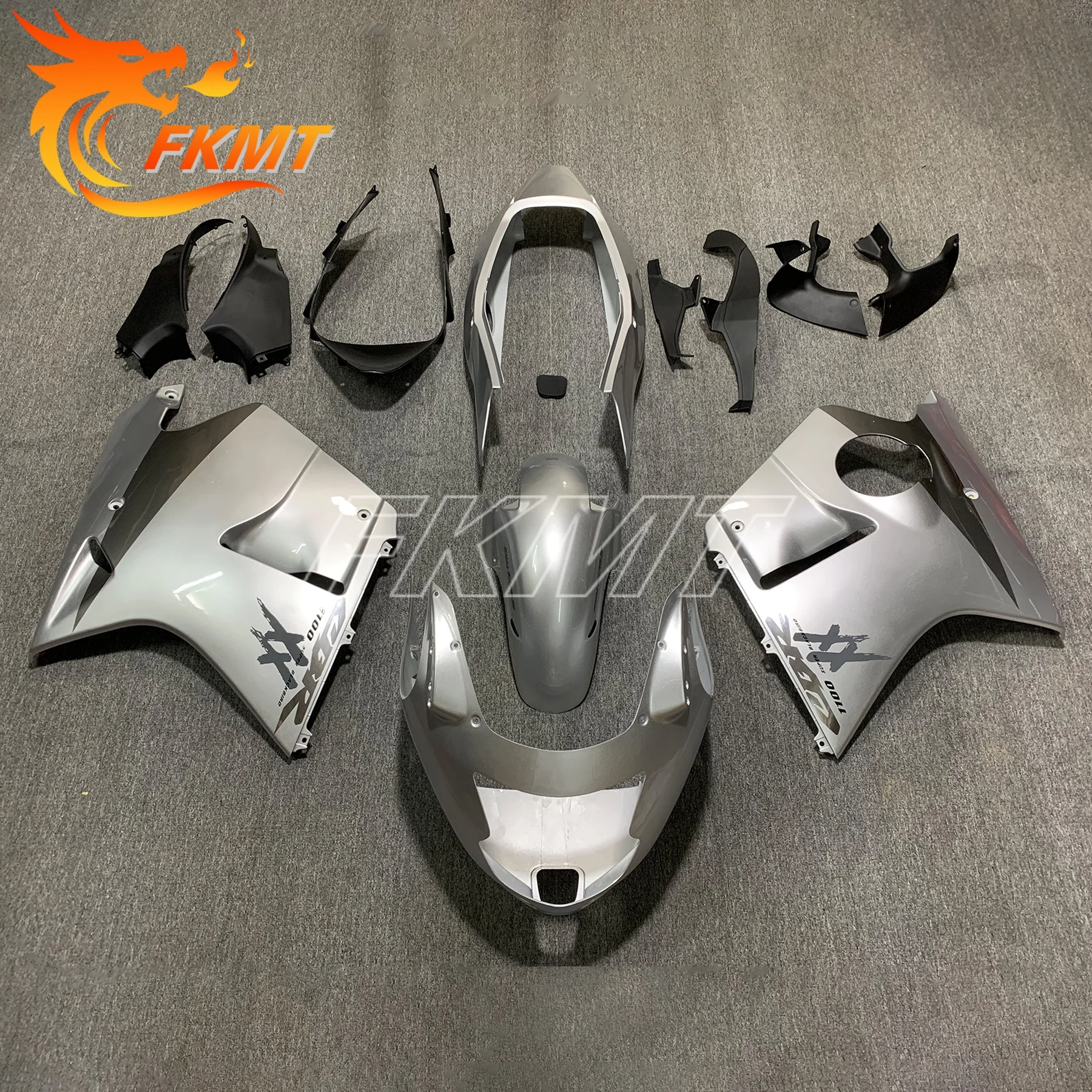 

Для Honda CBR1100XX Super Blackbird 1997 1998 1999 2000 2001-2006 2007 комплект обтекателя из пластика, инъекция ABS