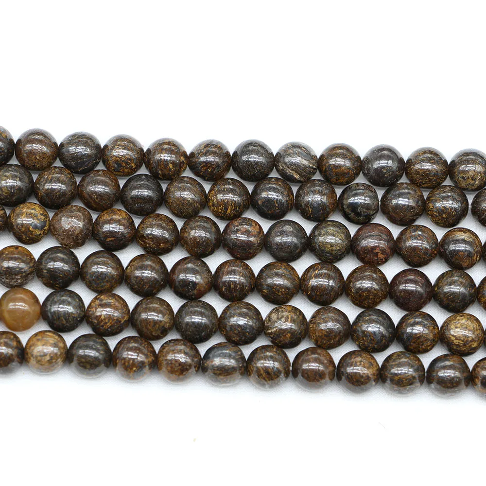 1strand/lot 4-12mm Bronzite Gemstone Beads for Jewelry Making Findings DIY Necklace Bracelet Jewelry Making Supplies