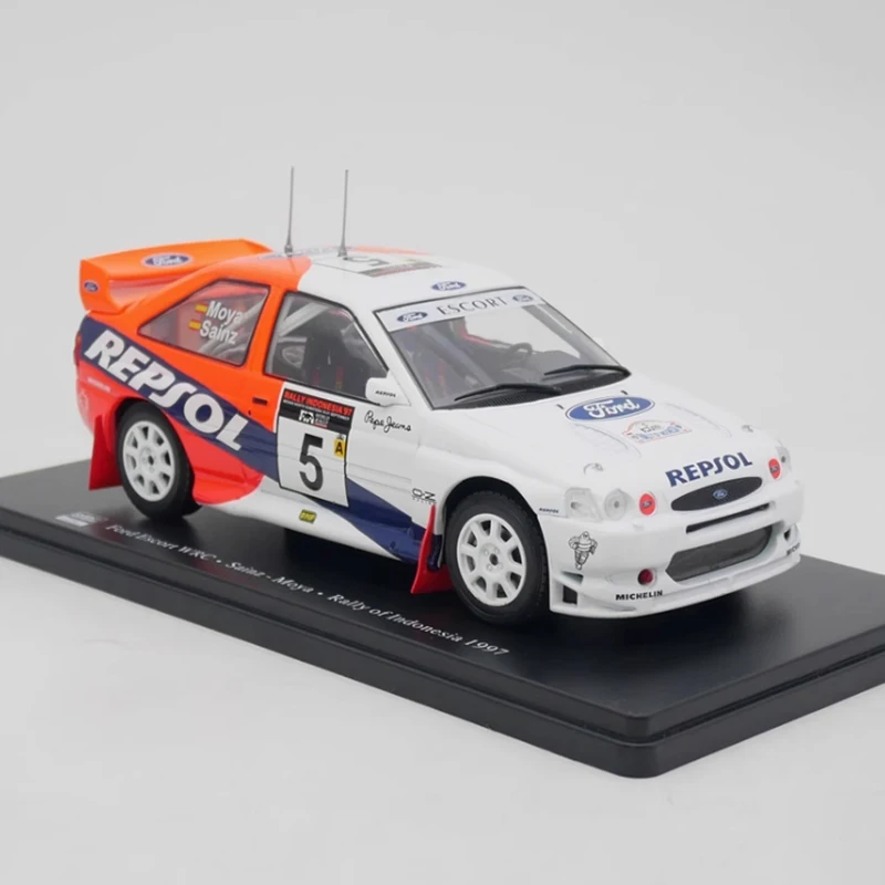 

Diecast 1:24 Scale IXO Ford Escort WRC 1997 Rally Car Alloy Model Finished Simulation Collection Decoration Gift Toys Display