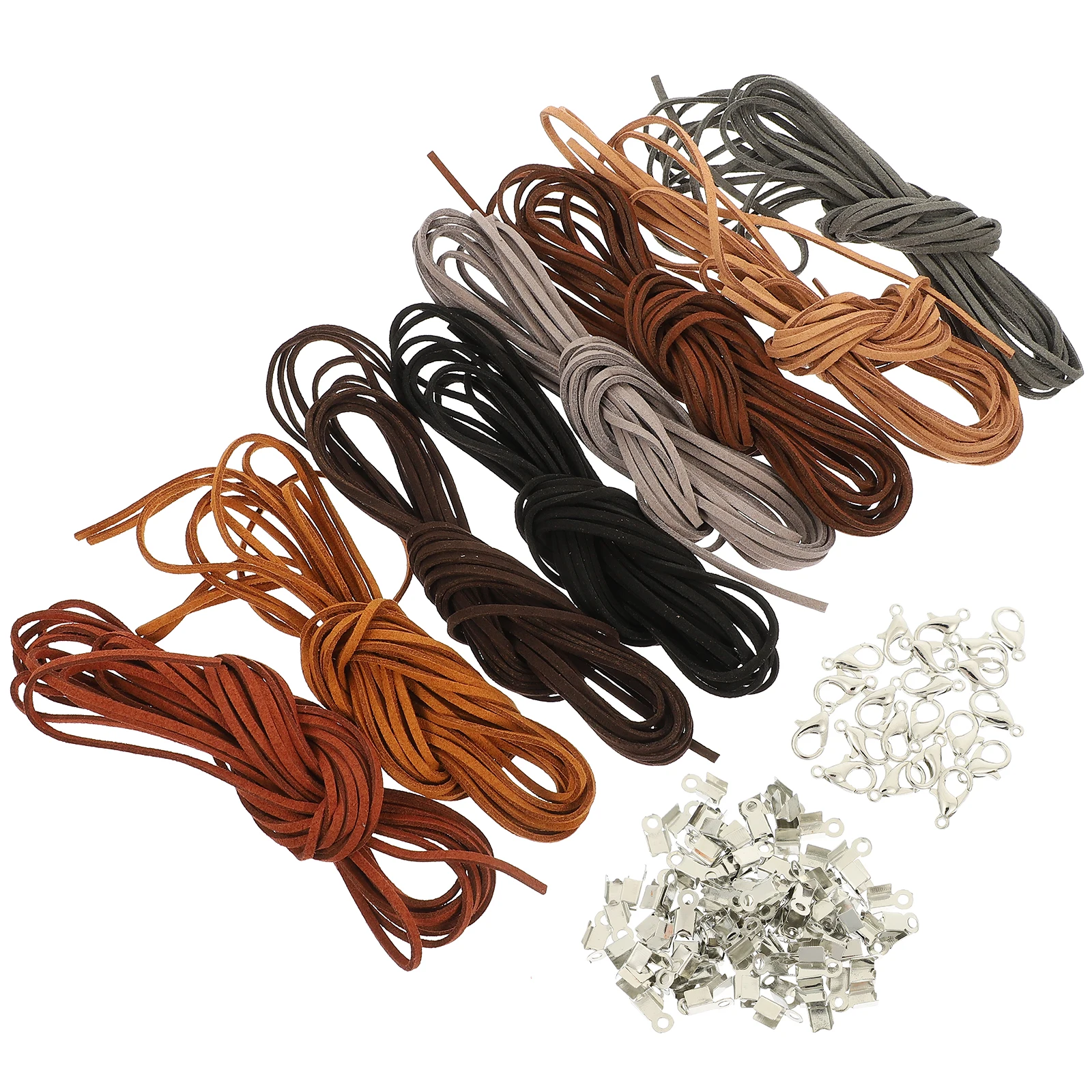 

1 set 1 Set Vintage Diy Jewelry Rope Kit With Clasps Thread String Cord For Necklace Bracelet Anklet Making Beads Accessories