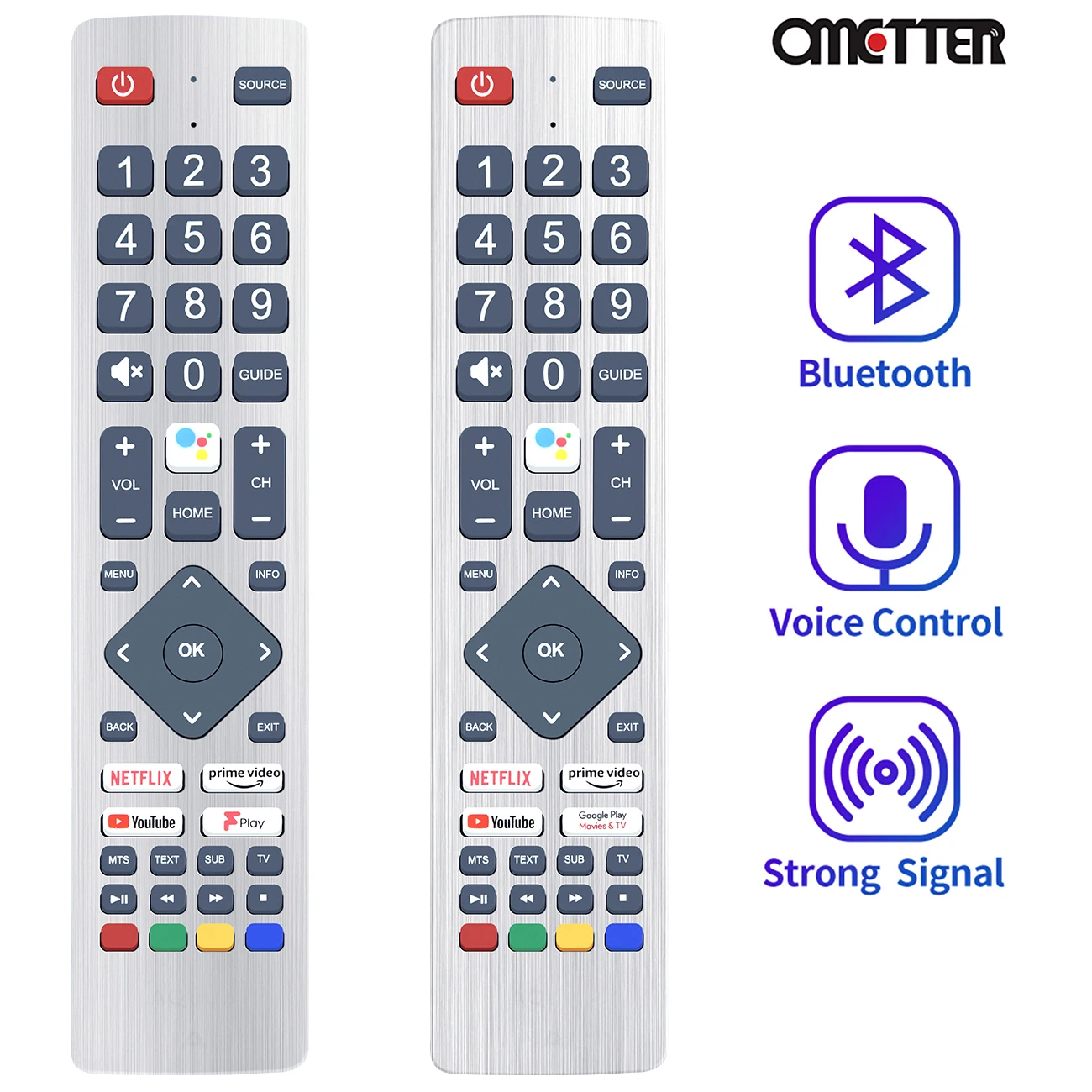 SHWRMC0133 SHWRMC0134 For Sharp Aquos Voice TV Remote Control 55BL3EA 65BL5EA LC-40BL3EA With Netflix Prime Voice Youtube Button