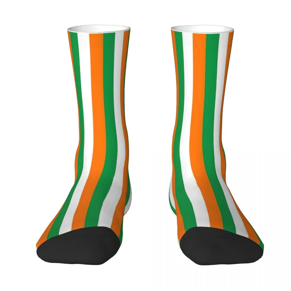 Flag Of Ireland - Irish Flag Fashion Funny Men Socks Stitch Long Socks Couples Sock Personality Size37-45