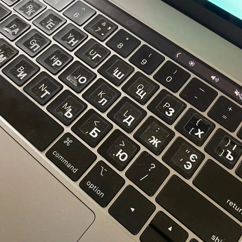 Keyboard Sticker Clear Russian Sticker Film Language Letter Keyboard Cover Computer Dust Protection Sticker Laptop Accessories