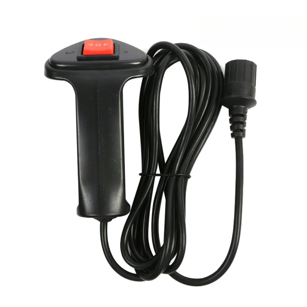 

Plug-and-Play Winch Remote Control Black Remote Control For Winch Remote Control Stable Response Ergonomic Grip
