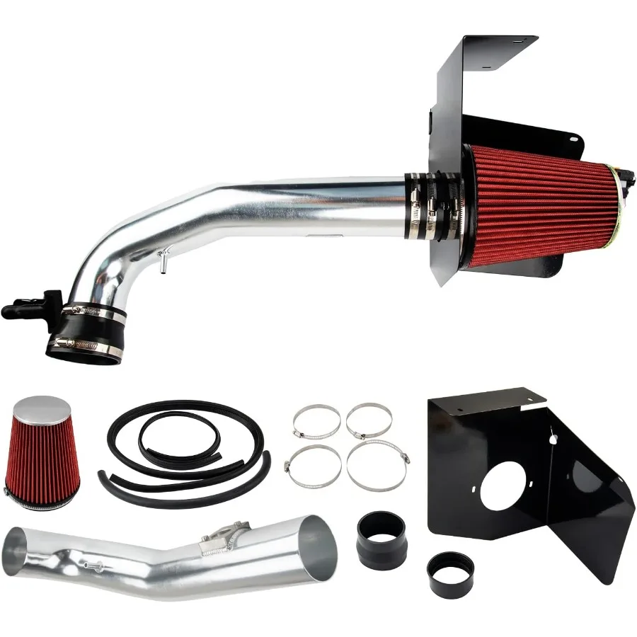 Lufteinlass-Set, Kaltluft-Ansaugrohr-Set, Ersatz für 2009–2013 Silverado 1500 Sierra 1500 5,3 l/6,0 l V8 2009–2013 Escalade/Av