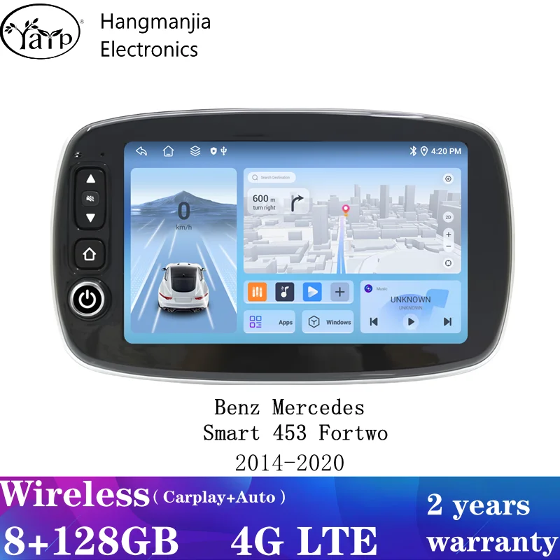 

Android 14 Screen Radio For Benz Smart 453 Fortwo 2014 - 2020 Car Multimedia Navigation GPS 8inch Android Auto Carplay autoradio
